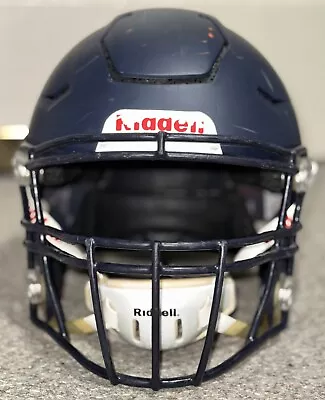 Riddell Speed Flex Diamond Football Helmet XL - Matte Navy W/ Navy Facemask • $315