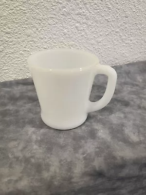 Fire King White D Handle Mug Tea Coffee Cup Oven Ware EXC. USA  • $9.50