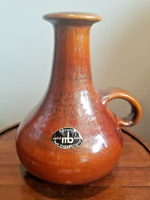 VTG 1960s-70s MANFRED BUCHHOLZ 418/18 Studio Vase West German Midcentury Modern • $35