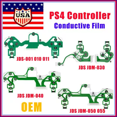 $13.80 • Buy 5X,10X OEM Keypad Conductive Film Flex Cable For Sony PS4 Dualshock Controller