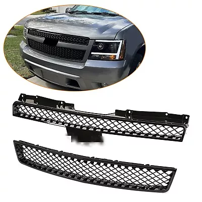For Tahoe/Suburban/Avalanche 07-2014 Black Front Bumper Grille 22830013 15835084 • $61.70