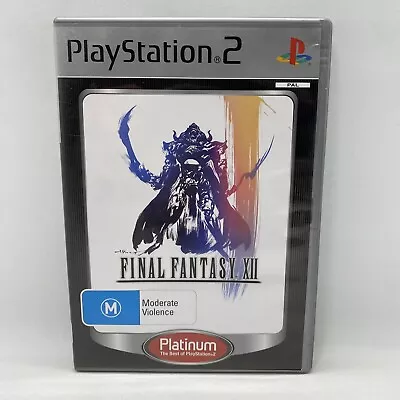 Final Fantasy XII 12 PS2 PlayStation 2 PAL Complete With Manual Free Postage • $12.99