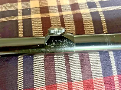 Vintage Lyman 4X Rifle Scope From The Early 60s In USA • $238.38