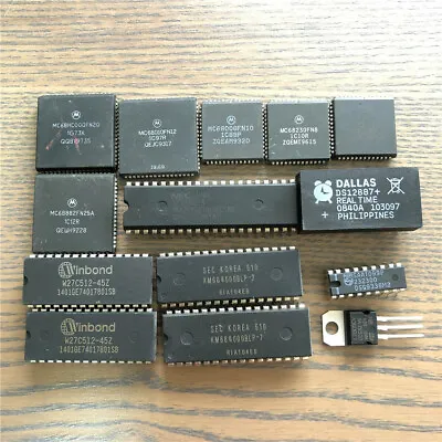 Generic 68000 CPU IC Set With  SRAM EPROM VDP RTC • $25