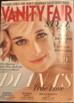 VANITY FAIR Magazine (Sept 2013) PRINCESS DIANA • $19.99