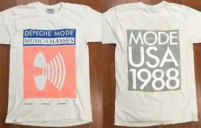 Depeche Mode Music For The Masses Tour 1987-88 T-Shirt DM Band Shirt Gift • $92.65