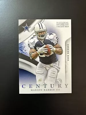 2009 Playoff National Treasures Marion Barber III #28 Century /10 Dallas Cowboys • $19.99