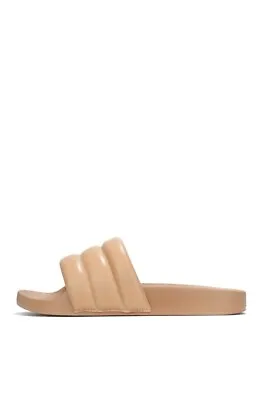 Cape Robbin Barrel Nude Puffer Sandals Slides Mules Slip On House Shoes • $19.99