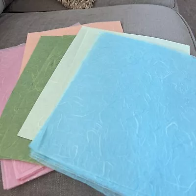 50 Sheets 8 1/2 X 11 Pastel Mulberry￼paper • $12.99