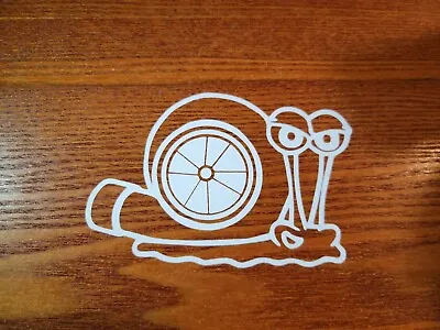 Turbo Snail Vinyl Decal Sticker Funny Car Truck Sticker  Racing Boost GTI 3.0 • $8.13