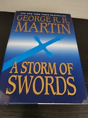 George R.R. Martin INSCRIBED & SIGNED A Storm Of Swords BOOK 3 • $110