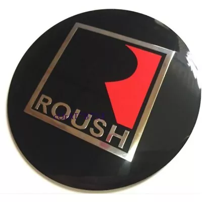 Square R Roush STEERING WHEEL CENTER Badge Aluminum Emblem Sticker For Mustang • $12.97