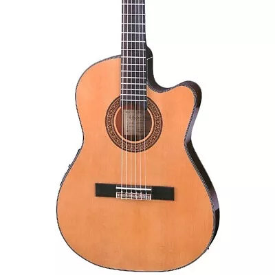 Ibanez GA Series GA5TCE Thinline Classical Acoustic-Electric Guitar Natural • $279.99