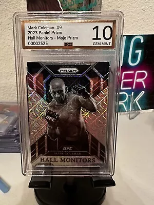 Mark Coleman Prizm Mojo /25 Dci Graded 10 • $19.99