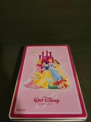 Vintage Disney Princess Tin Box Storage Container Four Princess' 10  Collectible • $8.50