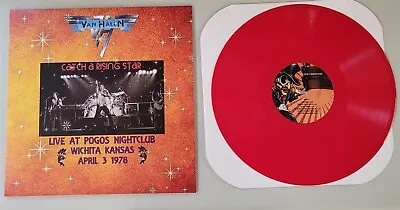 Van Halen Catch A Rising Star Wichita Kansas April 3 1978 Red Vinyl Record New • $34.99