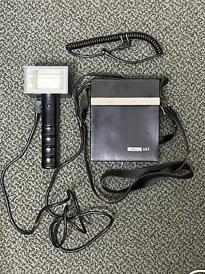 Metz 403 Flash With Battery Case And Cable • $8.99