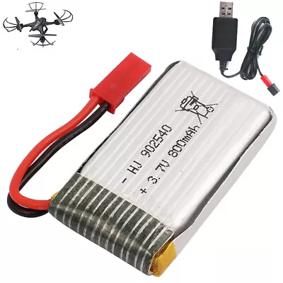 3.7V 1800mAh ST Plug LiPo Rechargeable Battery Lithium Polymer For RC Drone NEW • £6.90