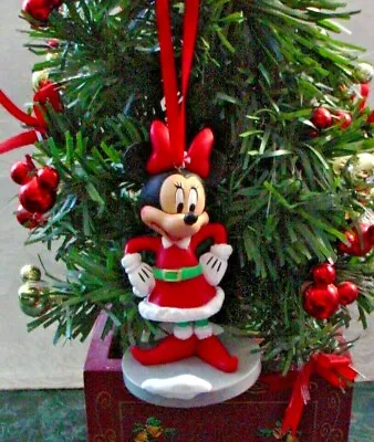 Disney Mickey Mouse Holiday Minnie Mouse Custom Christmas Ornament New So Cute • $16.95