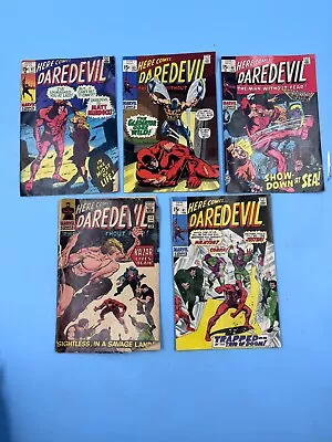 Lot Of 5 Marvel DAREDEVIL #61 12 60 63 57 Comic Books • £40.54