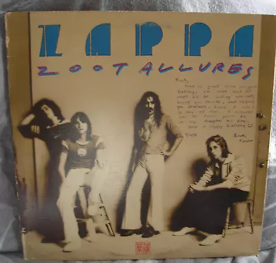 Zoot Allures Frank Zappa Vinyl LP • $49.95