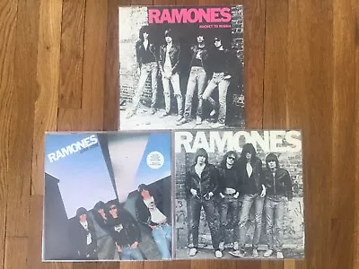 Ramones Lot Of 3 Original Punk Albums Sire US EX Top Condition Lyric Inserts  • $119