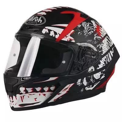 Airoh Valor Ribs Motorcycle Helmet Full Face ACU Motorbike Track Lid New • £99.99