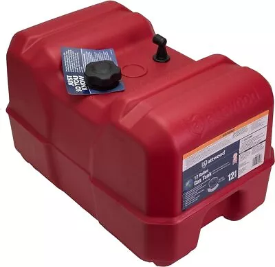 12-Gallon Portable Marine Boat Fuel Gas Tank 8812LP2 EPA CARB RED • $139.99