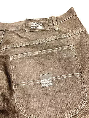 Vintage Marithe Francois Girbaud Jeans Loose Baggy Fit Gray Denim Men's 48x33 • $38.24