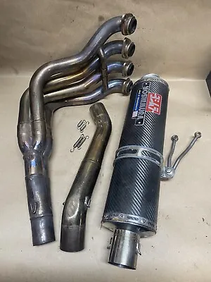 03-04 Kawasaki Ninja Zx6r Zx636 Yoshimura Full Exhaust System Pipes #0219 • $259.99