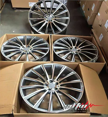 19  Wheels For Mercedes S550 S500 S430 E320 19x8.5 / 19x9.5 Staggered Rims Set 4 • $849