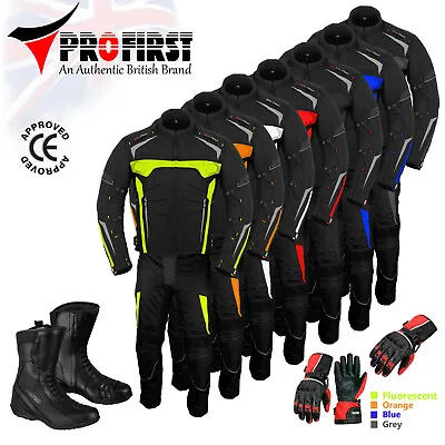 Motorcycle Clothing Suits Motorbike Suit With Racing Gloves Motorbike Boots • £159.99