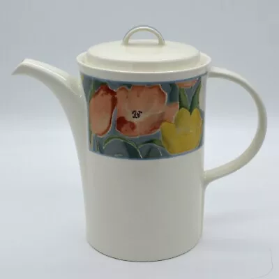 Mikasa Intaglio  CEZANNE   Coffee Pot & Lid - Holds 5 Cups - LIKE NEW • $29.84