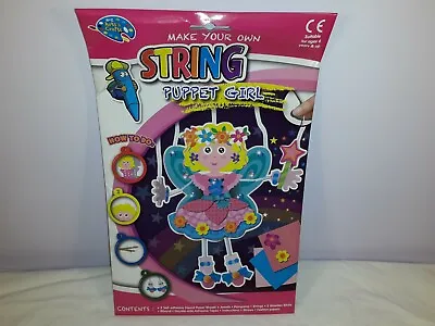 MIP Make Your Own String Puppet Girl Children's Craft Kit Set By A To Z Arts And • £3