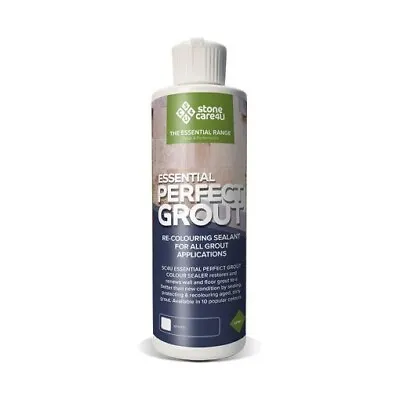 Grey Grout Sealer Paint 237ml Bath Shower & Wall Tile Lasts 15yr+ ( Light Grey) • £24.95