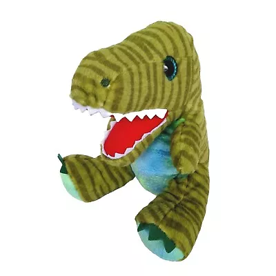 Hug Me T-Rex Plush 10 Inch Walgreens Dinosaur Green Stuffed Animal Toy  • $8.95