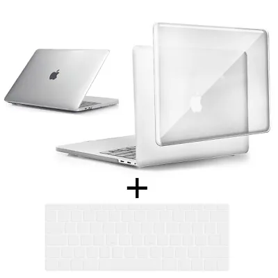 For Apple Macbook Air Pro 11 12 13 14 15 16-Clear Shell Case Cover+keyboard Skin • £6.96