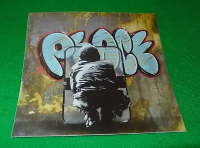 Martin Whatson Peace Art Print Sticker 10cm X 10cm Graffiti Prints • £5.50