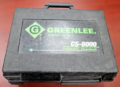 $500 • Buy GREELEE CS-8000 Circuit Seeker Tracer Finder TRANSMITTER & RECEIVER With Case