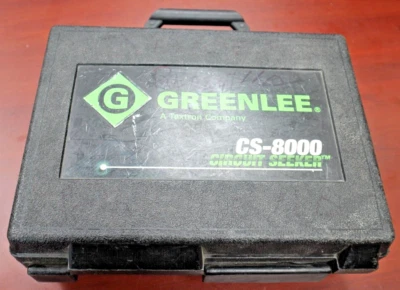 $500 • Buy GREELEE CS-8000 Circuit Seeker Tracer Finder TRANSMITTER & RECEIVER With Case