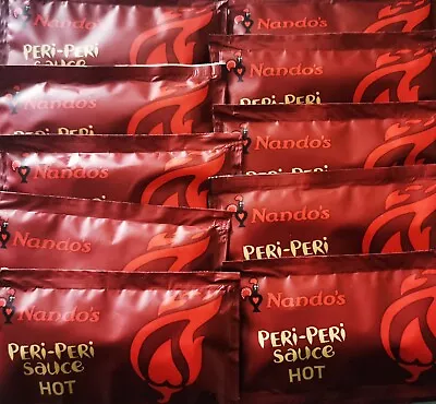 10x 25g Nando's Peri Peri Hot Sauce Sachets  • £8