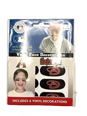 Lot 5 Party Animal AZ Diamondback MLB Eyeblack Strips Vinyl Face Decoration • $9.99