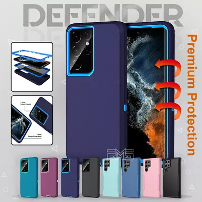 For Samsung Galaxy S23 S22 S21 Ultra Plus S20 FE S8 S9 S10 Shockproof Case Cover • $9.99
