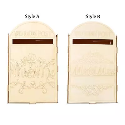 Wedding Card Box Envelope Gift Card Box For Anniversary Party Bridal Shower • $35.01