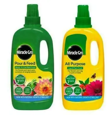 Miracle-gro Grow All Purpose/ Pour And Feed Liquid Plant Food • £5.89