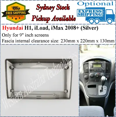 For 9 Nine Inch Screen Fascia Facia Fits Hyundai ILoad 2007+ H1 IMax Dash Kit • $70