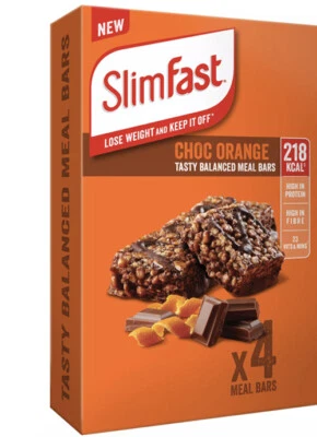 £18 • Buy SlimFast Choc Orange Meal Bars MULTIPACK X2