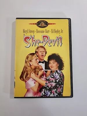 She-Devil! 2001 DVD Release! Roseanne! Meryl Streep! Black Comedy! Acceptable. • $5