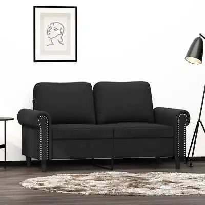 2-Seater Sofa Black 120 Cm Velvet • $351.98