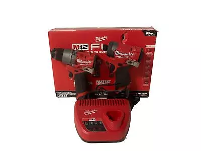 Milwaukee 3497-22 M12 FUEL 2-Tool Combo Kit (Hammer Drill/Driver & Impact • $169.95